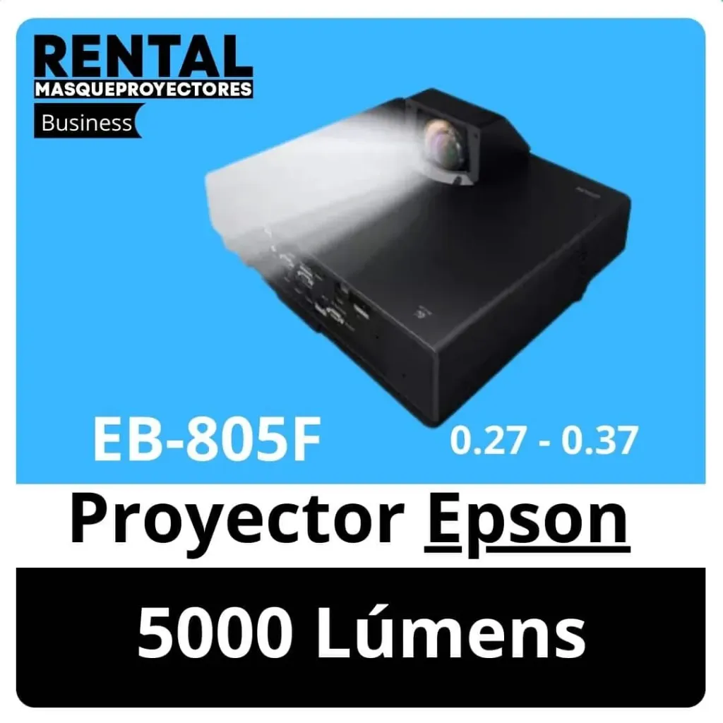 Proyector 805F Epson súper angular (Angular)