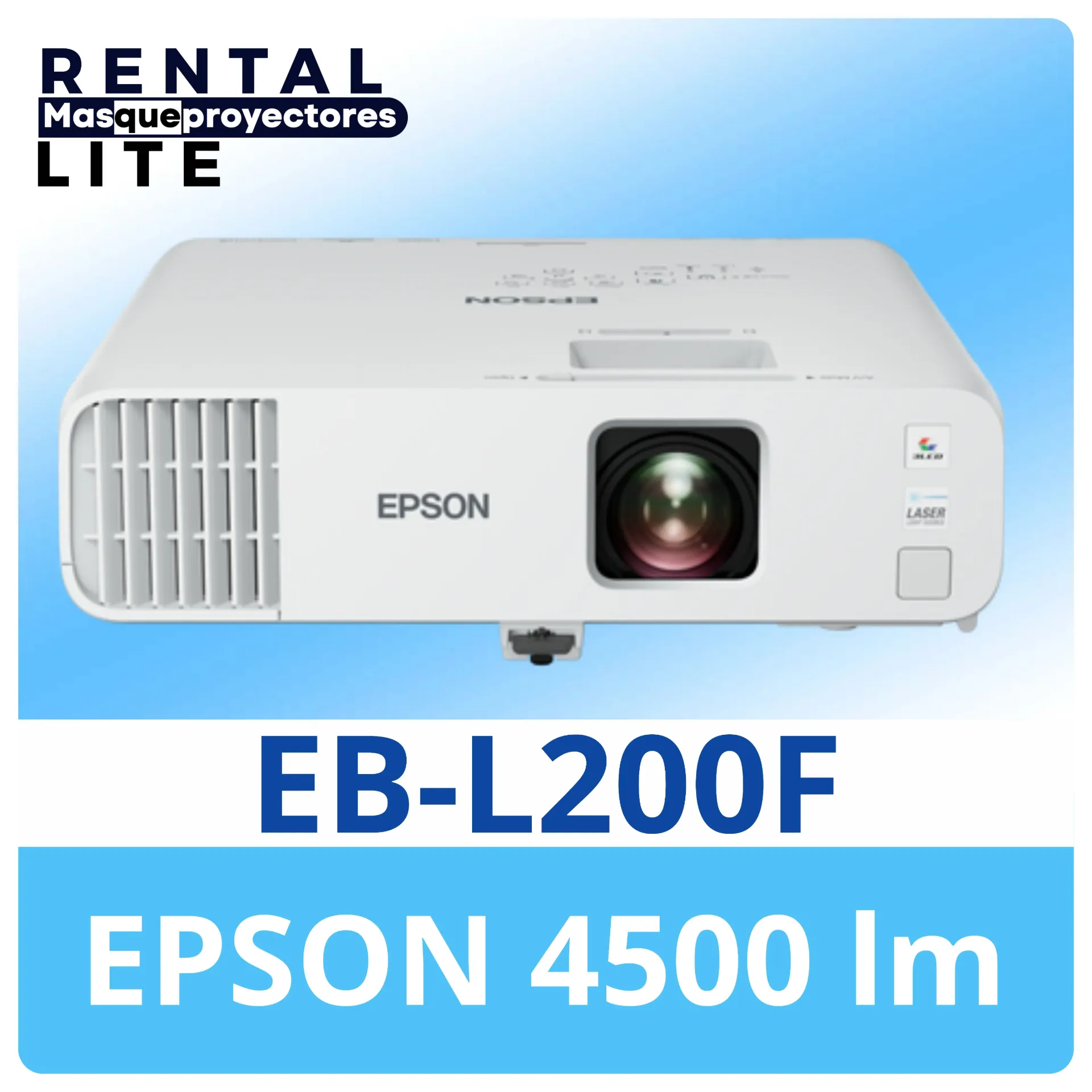 [101.01EBL200F] Proyector Epson EB-L200F 4500 lúmenes